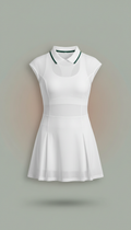 Aktivkleid in Chalk mit Racerback